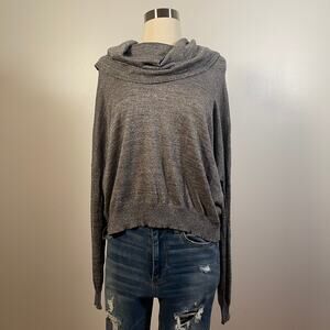 Joie • Mildred Metallic Cowl Neck Long Sleeve Sweater